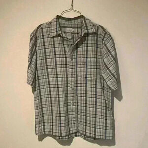 Calvin Klein men’s short sleeve shirt size medium 100% cotton